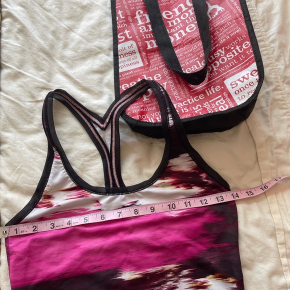 LULULEMON Pigment Wind/ Berry Rumble Special Edition Tank Top w/Bonus shopper - Picture 6 of 6